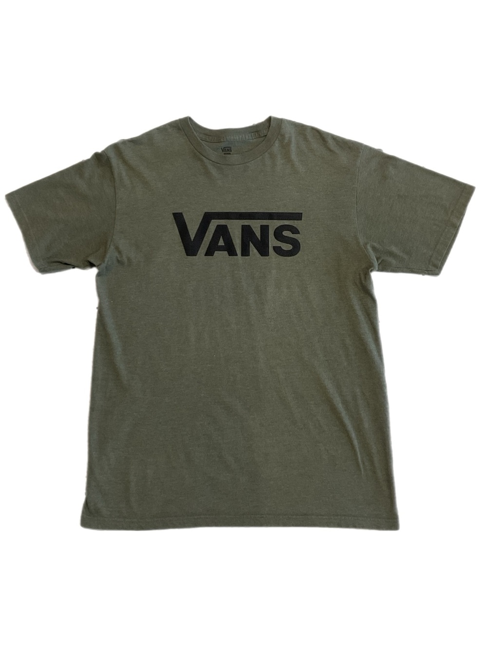 Vans Olive Green Classic Logo T-Shirt Adult